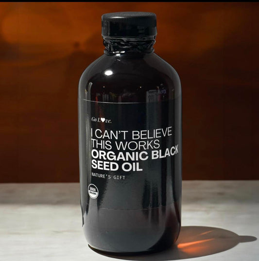 Organic Black Seed Oil | Glass Bottle | Cold Pressed